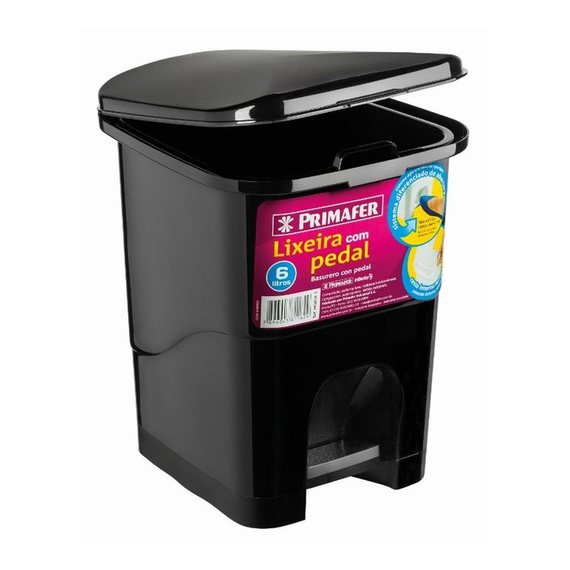 Lixeira-para-Banheiro-Plastico-Preto-6L-Pedal-Primafer