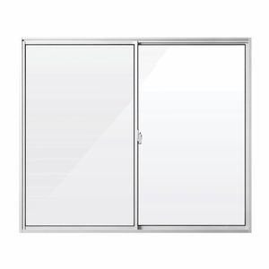 Janela De Correr 100X120 Vidro Liso Natural Quality Esquadria