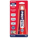 Silicone-Incolor-50g-Acetico-Polystic-Uso-Geral-Pulvitec
