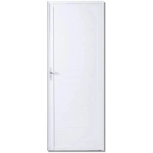 Porta de Abrir 210x86cm Direita Infinity Soft Branca Líder Esquadria