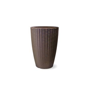 Vaso Treccia Tonico 30cm Carvalho Nutriplan