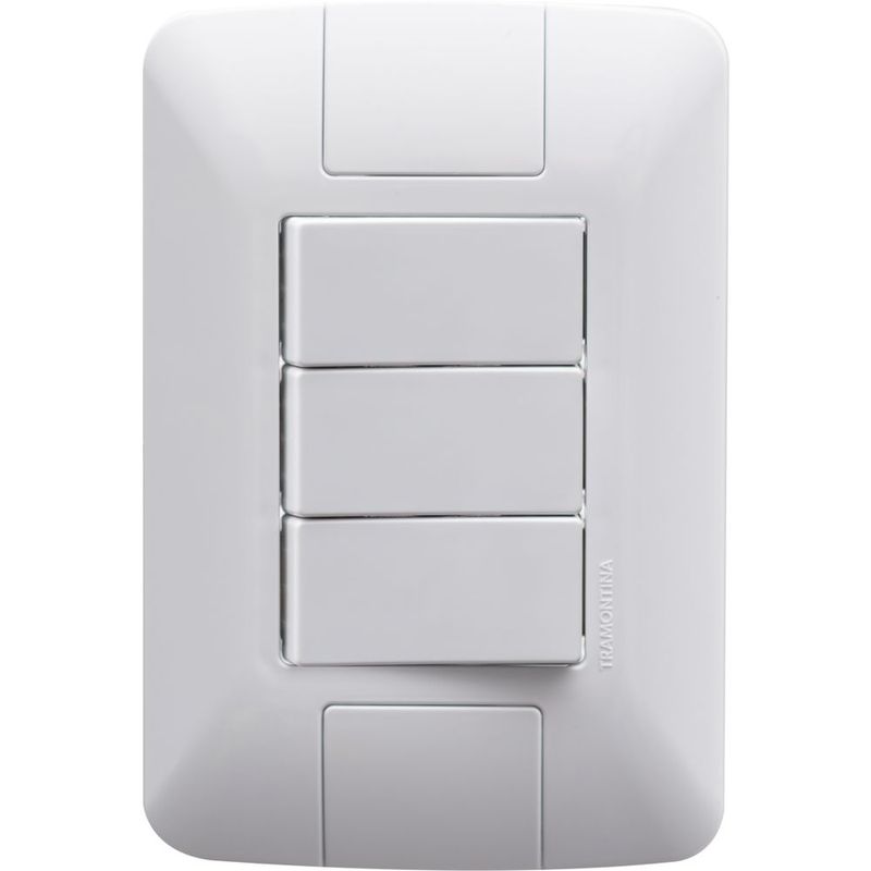 Placa-com-3-Interruptores-Simples-6A-250V-Branco-Aria-Tramontina