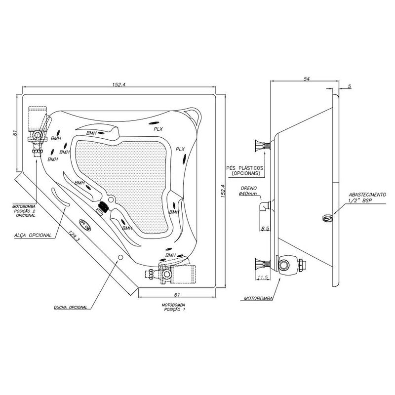 Banheira-Apia-G4-1524X1524X54cm-com-Aquecimento-Jacuzzi
