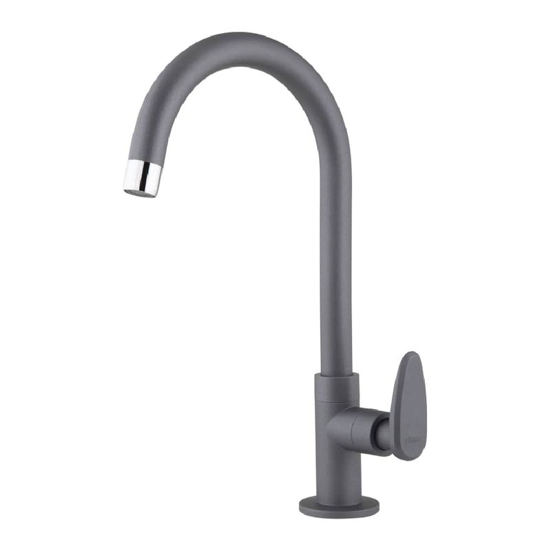 Torneira-de-mesa-para-Cozinha-Allure-Decore-Cinza-Fosco-Viqua-
