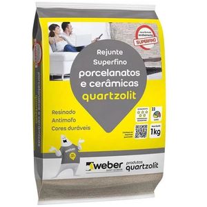 Rejunte Porcelanato/Cerâmica Marrom Canela 1kg Quartzolit