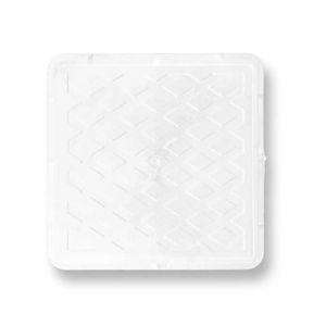 Tampão Com Aro 40X40 Branco Simples Jmais