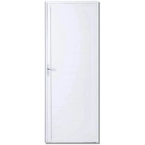 Porta de Abrir 210x86cm Direita Madeira Palace Soft Quadrado Líder Esquadria