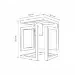 Arandela-Box-Vazado