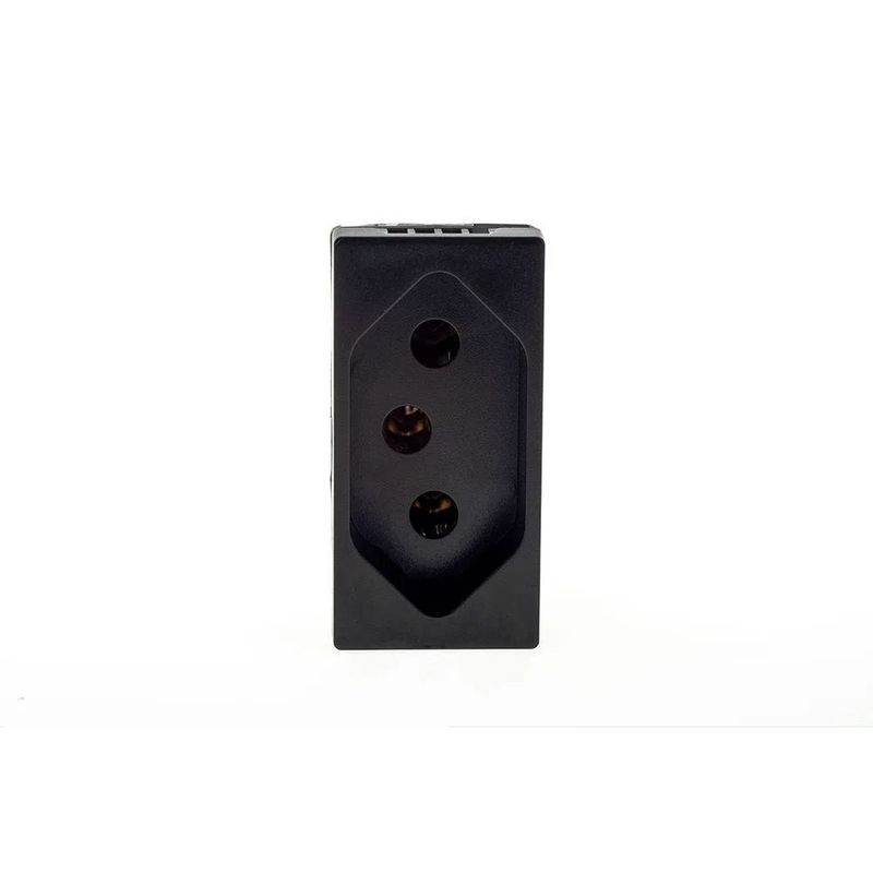 Modulo-Tomada-2P-T-20A--Preto-Plus-Pial