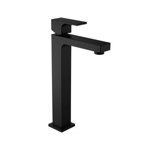 Misturador Monocomando De Mesa Para Lavatório Bica Alta Unic Black Matte Deca