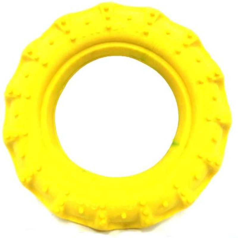 Pneu-Off-Road-Dog-Tamanho-M-Amarelo-Furacao-Pet