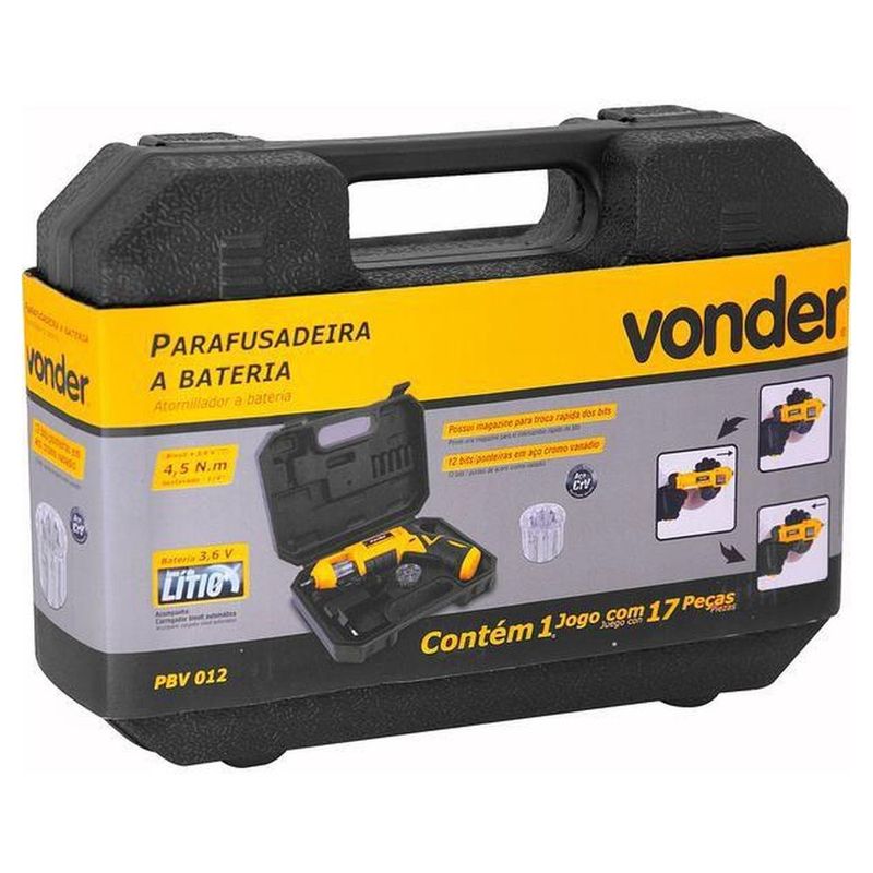 Kit-Parafusadeira-36V-A-Bateria-Com-12-Bits-Vonder