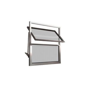 Janela Basculante 30X30 Vidro Canelado Natural Quality Esquadria