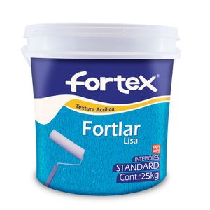 Textura Acrílica Standard Marfim Suave 25kg Fortlar Fortex