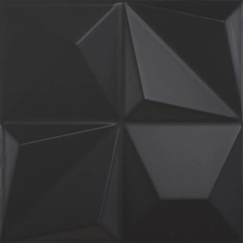 Revestimento-25x25cm-Multishapes-Black-Matte-Dune