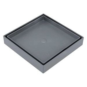 Ralo Oculto para Caixa Sifonada 15X15 Cinza Jmais