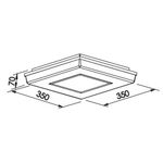 Plafon-de-Sobrepor-Led-30w-Quadrado-Pixel-Luz-Amarelo-Bivolt-New-Line