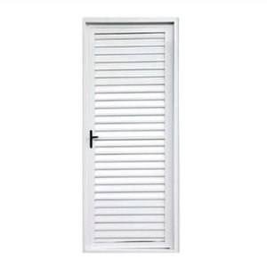 Porta Veneziana 210x60cm Direita Branco Líder