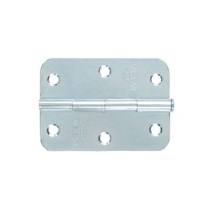Dobradiça 4039 Zincada Canto Redondo 3" Metalvi