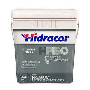 Tinta Acrílica HPiso Vermelho Segurança 15 Litros Hidracor