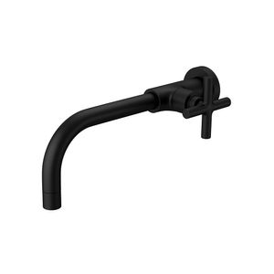 Torneira De Parede Para Lavatório Duna Clássica Black Matte Deca