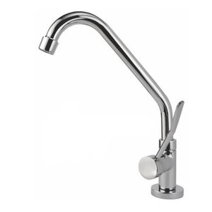 Torneira De Mesa Para Cozinha 1173 Bica Móvel 1/2 Clinica Cromada Jed