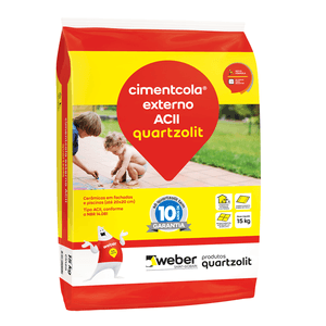 Argamassa AC-II Cimentcola Externa 15Kg Quartzolit