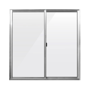 Janela de Correr 100x100 Vidro Liso Home Natural Alumínio Quality Esquadria