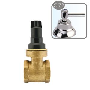 Registro de Gaveta 3/4 1509 C70 Cromada Jed