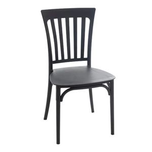Cadeira Robust Seven Preta Forte Plástico