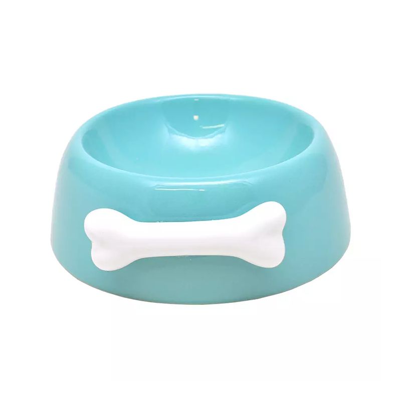Comedouro-Doggi-Menta-150ml-Ceramique-Pet