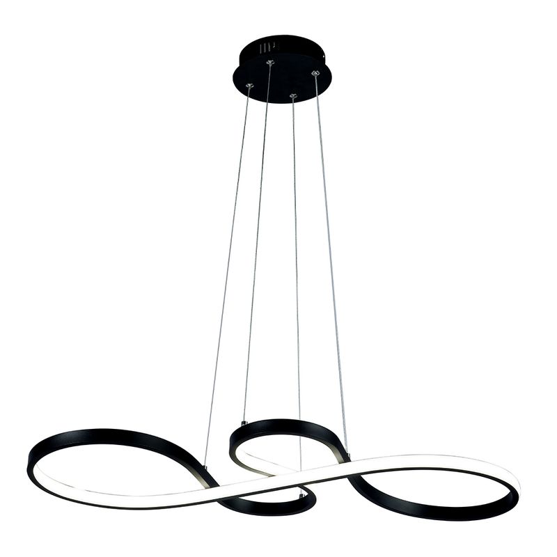 Pendente LP-016A 40W Preto 3 Em 1 Smd Nitrolux