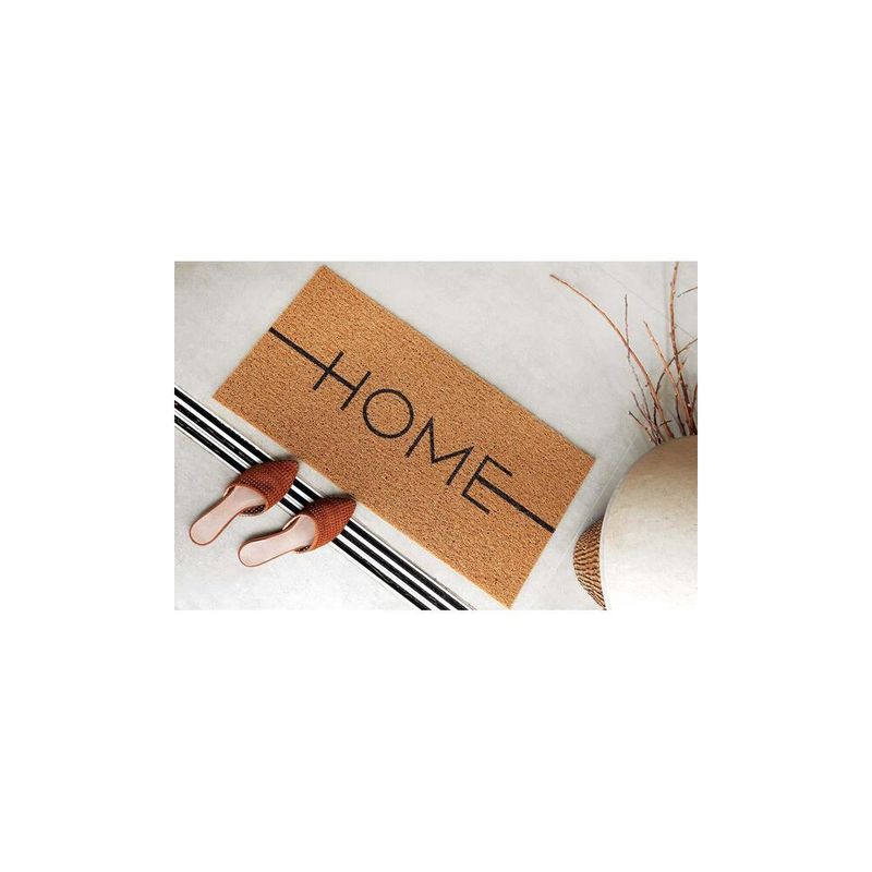 Capacho-Vinil-40X75cm-Home-Bege-Kapazi