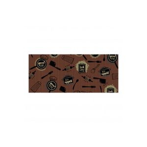 Tapete Antiderrapante Cook Time 43X15cm Cinza Tropical Kapazi