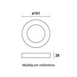 Plafon-Led-12W-Sobrepor-Redondo-3000K-Ama-Blumenau
