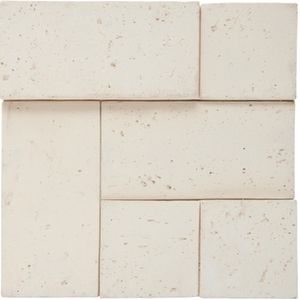 Revestimento 30X30X4cm Travertine Blocks 30 Neve Gauss