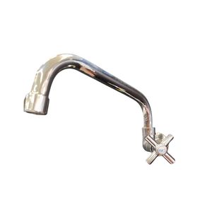 Torneira De Parede Para Cozinha 1178 C60 Tubo U Bica Móvel 1/4 Cromada Jed