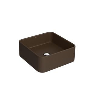 Cuba de Apoio 40cm L260 Quadrada Marrom Fosca Deca