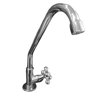 Torneira 1180 C33 De Mesa Para Pia Bica Móvel Arejador Roscável 1/2 Cromada Jed