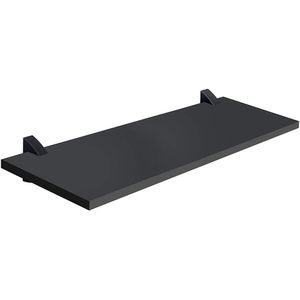 Prateleira Preta com Suporte 25X60cm Concept Prat-K