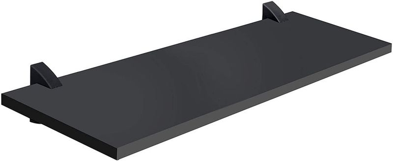 Prateleira-Preta-com-Suporte-25X60cm-Concept-Prat-K
