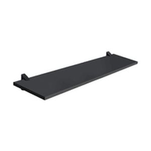 Prateleira Preta com Suporte 25X80cm Concept Prat-K