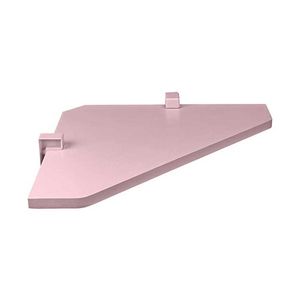 Prateleira de Canto Rosa Kids Quartz com Suporte 35X35cm Prat-K