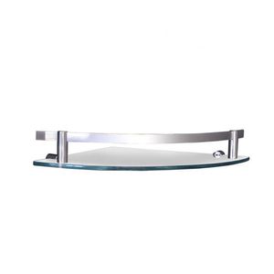 Porta Shampoo com 1 Prateleira Vidro Canto 244x50mm Sicmol