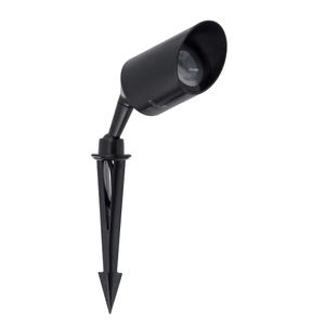 Espeto De Jardim 7W Bivolt Articulado Preto 6000K Branca Gaya