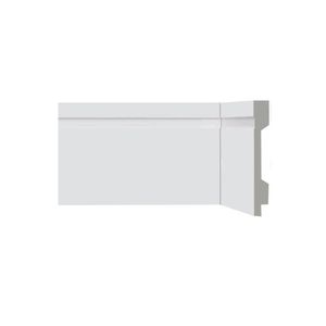 Rodapé B102 Branco Friso 220X10X8 Bellitas
