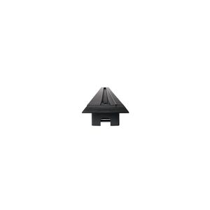 Trilho de Embutir Preto SD 1910 1 Metro Stella