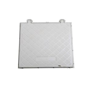 Tampão com Aro 30X30 Branco Articulada Simples Jmais