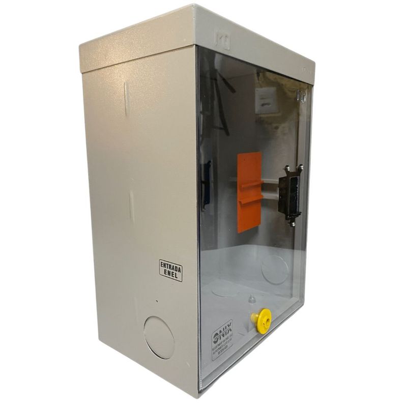 Quadro-2-Coelce-Muro-Poste-Trifasico-Cinza-com-Barramento-Onix