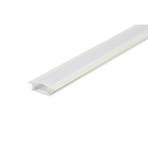 Perfil Embutir Slim 1 Metro Branco Gaya